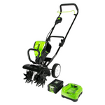 Greenworks Pro 80V 10" Cultivator W/ 2Ah Battery, Charger