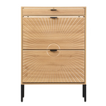 Latitude Run Modern Minimalist Style Large Capacity Shoe Cabinet
