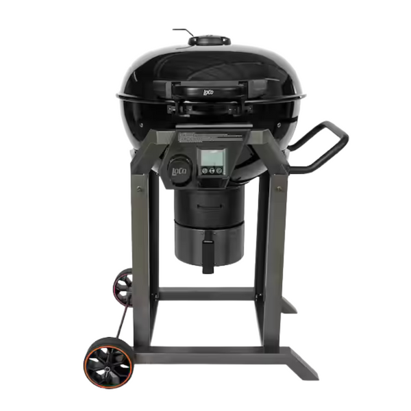 LoCo Cookers Kettle Charcoal Grill With Stand And SmartTemp