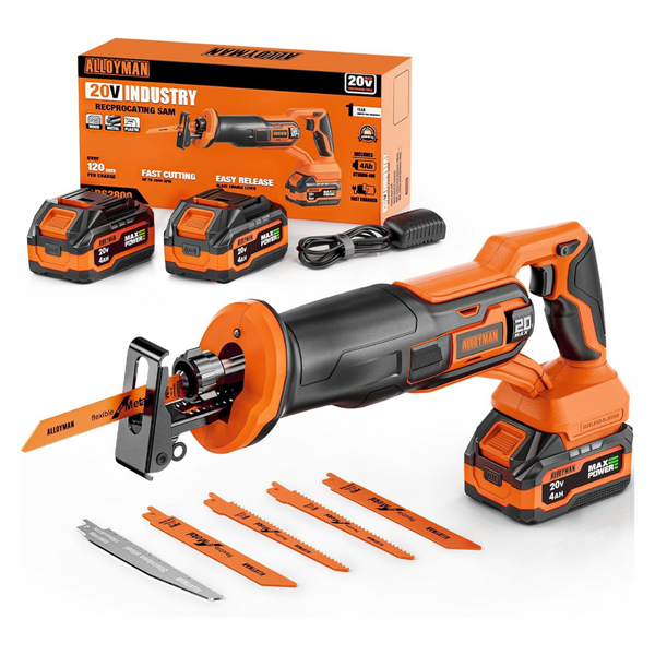 Alloyman 20V Cordless Stainless Steel Reciprocating Saw