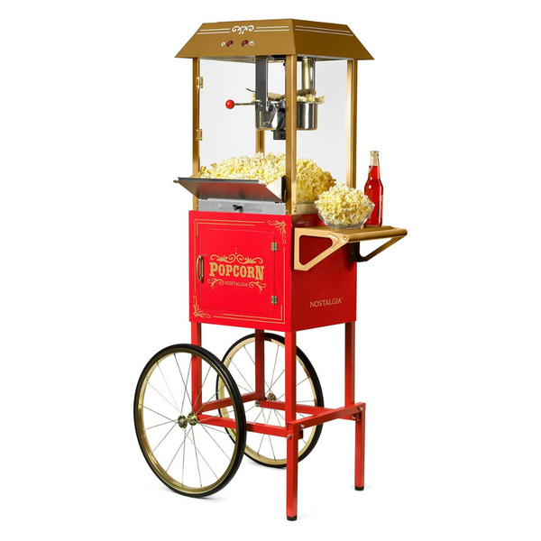 Nostalgia 59" 10 oz. Kettle Popcorn Machine With Professional Cart