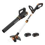 WORX 20V String Trimmer Cordless & Edger 3.0 + Leaf Blower Combo Kit