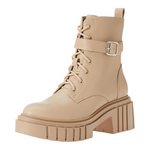 The Drop Women's Koi Lace Up Platform Combat Boots