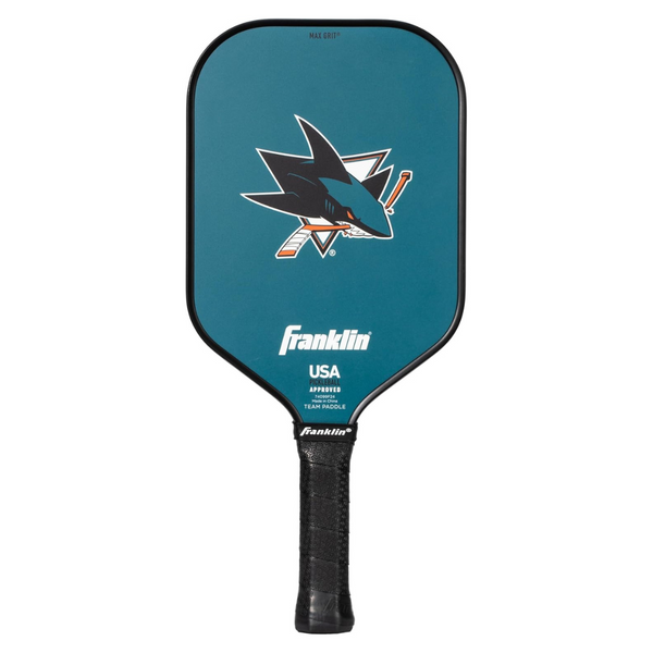 Franklin Sports NHL San Jose Sharks Pickleball Paddle, USAPA Approved