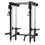Major Fitness F35 Folding Power Rack W/ Pulley System & Pull-Up Bar