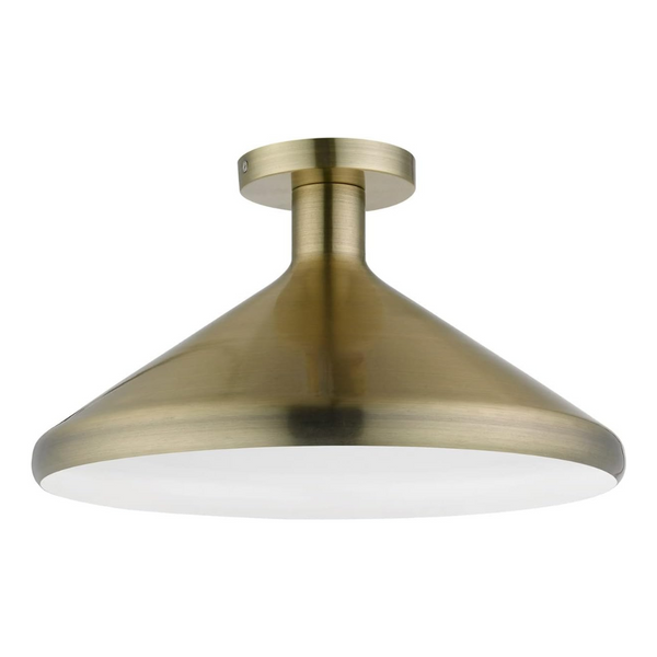 15.25" Livex Lighting 40950-01 Geneva Cone Semi-Flush Mount