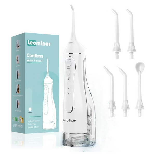 3-Pack Leominor 300ML Electric Water Dental Flosser