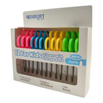 12-Pack Westcott 5" Blunt Kids Scissors