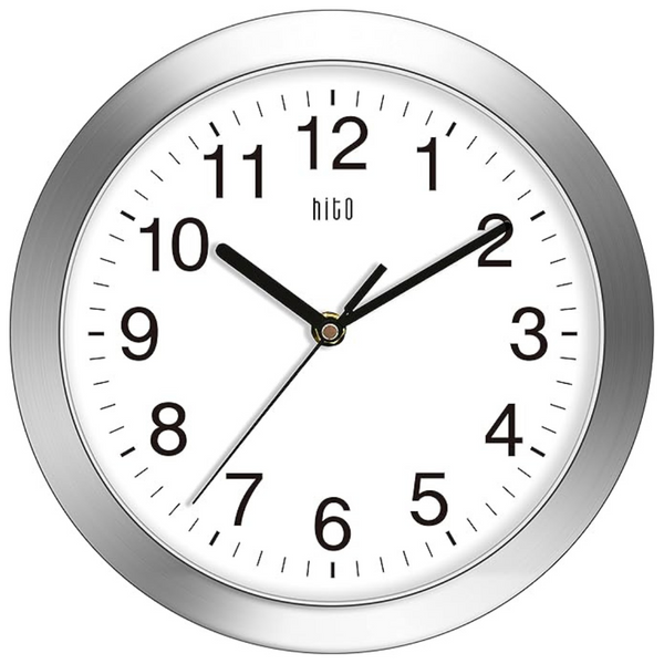 Hito Battery Operated 10" Silent Wall Clock