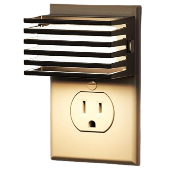 2-Pack Dimmable Plug-In Modern Night Light W/ Dusk To Dawn Sensor