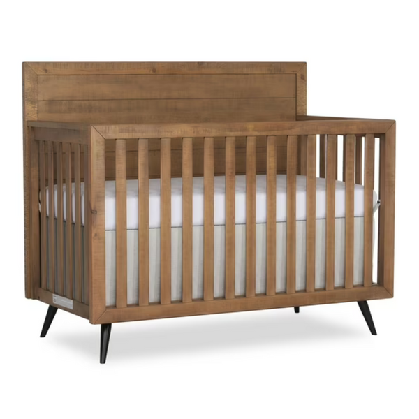Evolur Stilnovo Mid Century 4-In-1 Convertible Crib