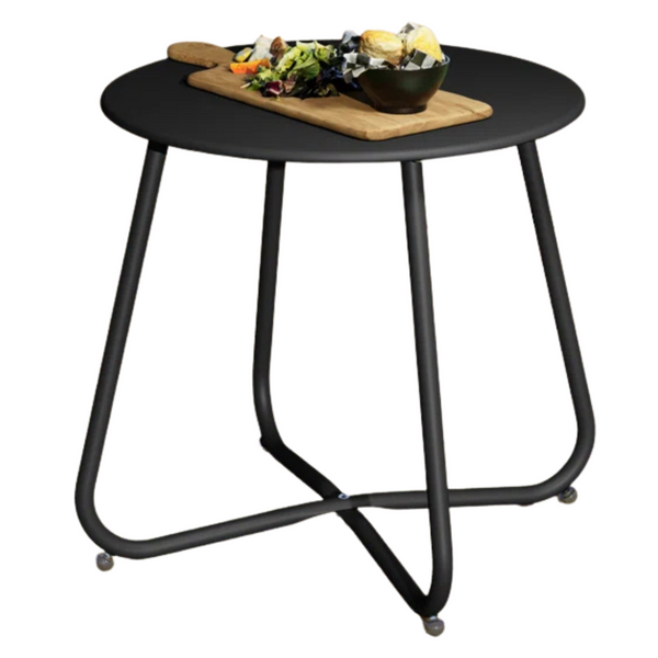 Ebern Designs Weather Resistant Steel Patio Side Table