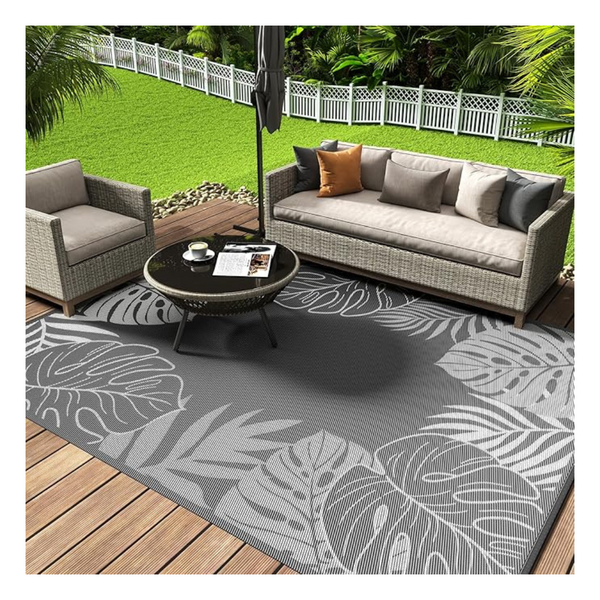 Cocoer 5 x 8ft Waterproof Reversible Outdoor Rug