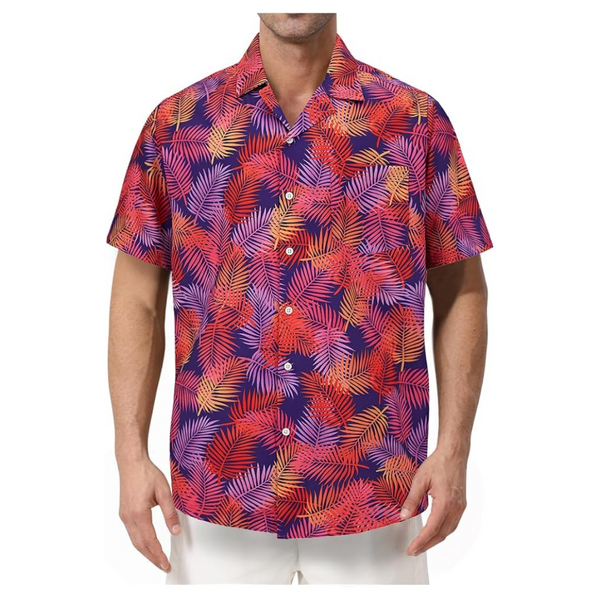 Men's Hawaiian Tropical Beach Shirt (Various)