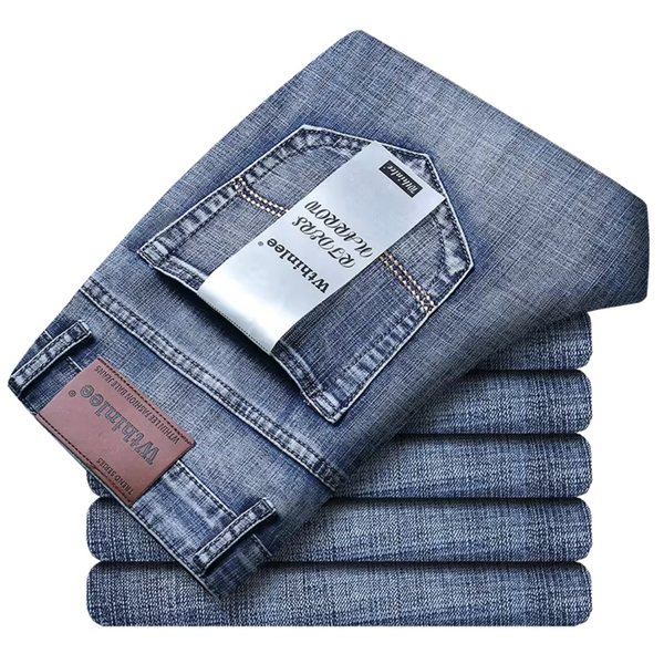 Wthinlee Men's Casual Straight Stretch Classic Business Jeans (Various)