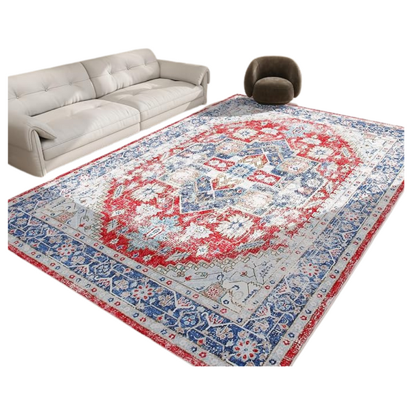 Washable 5 x 7 Pile Carpet No Shedding Area Rugs