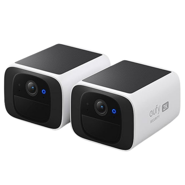 2-Pack Eufy S220 SoloCam Wireless Camera With 2K Video & Solar Recharge