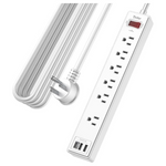 Yintar 20ft Power Strip Surge Protector Extension Cord