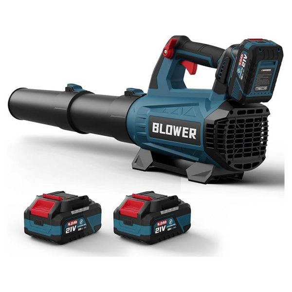 21V Electric Cordless Leaf Blower with 2 x 4.0Ah Batteries