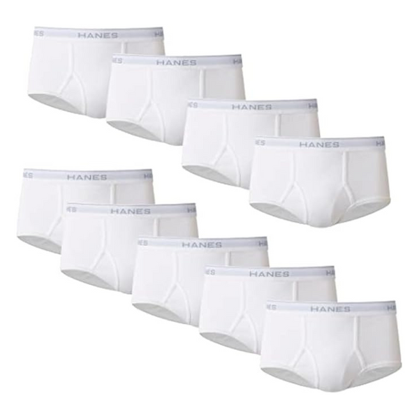 9-Pack Hanes Men's Tagless ComfortFlex Briefs (S-XL)