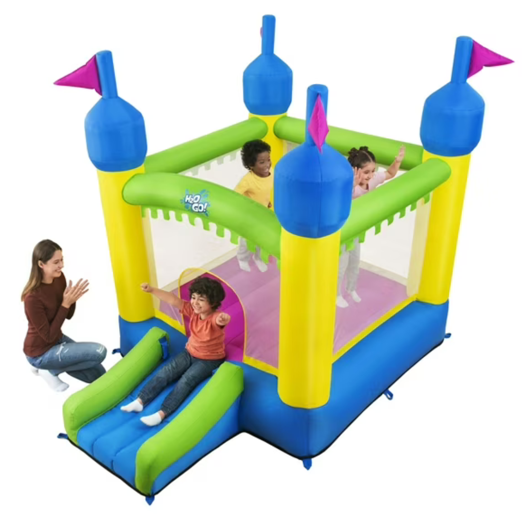 H2OGO! Castletopia Inflatable Bounce House With Slide And Blower