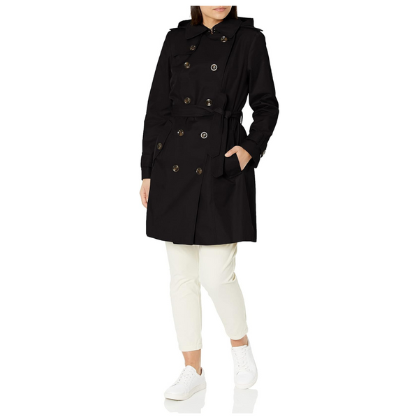 LONDON FOG Women’s Double Breasted Trenchcoat (Size Medium)