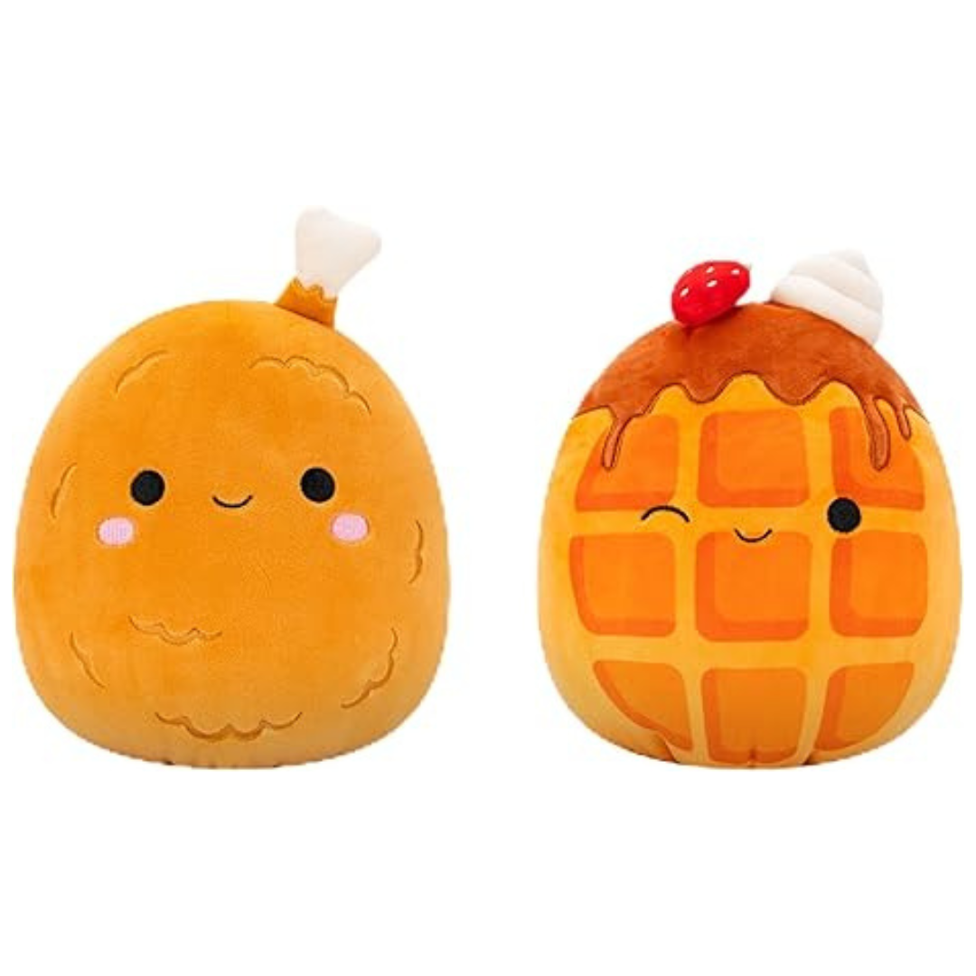 Squishmallows 8" Chicken And Waffles Flippable Plush