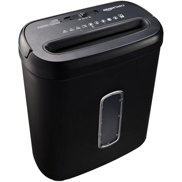 Amazon Basics 8-Sheet Cross Cut Paper And Credit Card Shredder