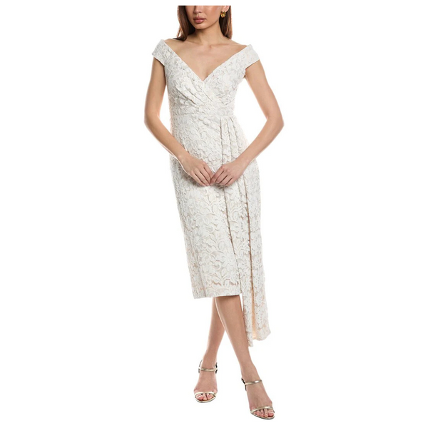 Eliza J Women's Off-The-Shoulder Lace Sheath Dress