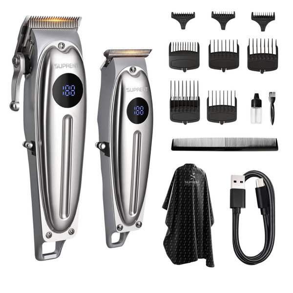 Professional Cordless Hair Clipper With LED Display