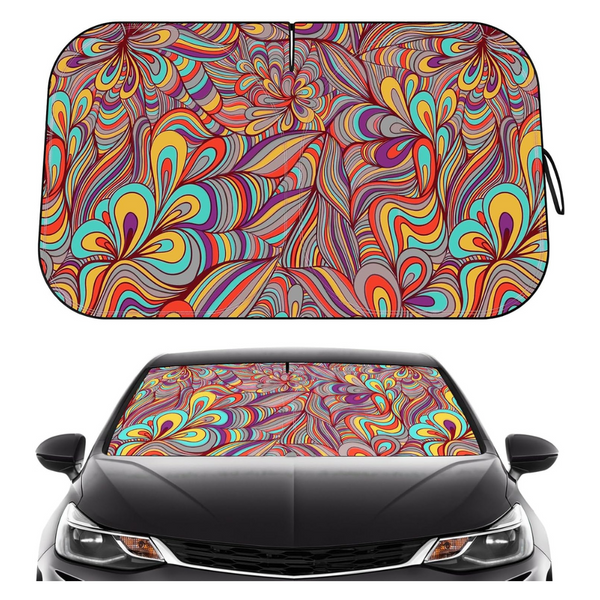 55"x 31.5" UV Protection Heat Reduction 2025 Sun Visor (2-Colors)