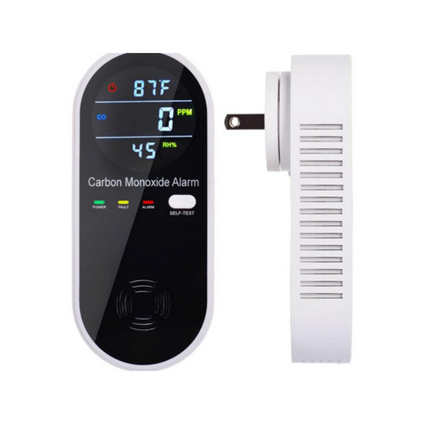 3-in-1 Carbon Monoxide Detector Plug In Wall