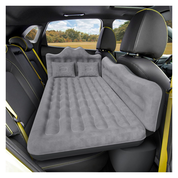 DikaSun Back Seat Car Air Mattress: Inflatable SUV Car Camping Bed