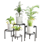 Linpla 5-Pack Decent Metal Heavy Duty Flower Pot Stands