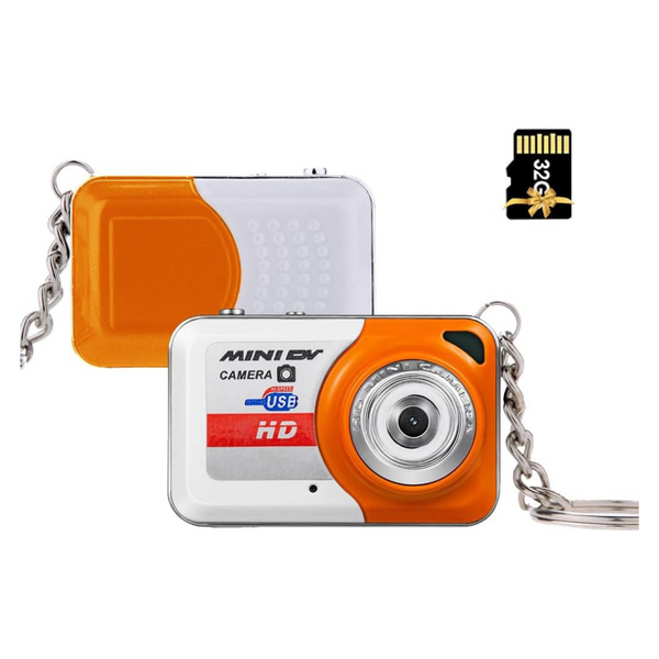 Kids Ultra Mini X6 Portable Digital Camera Keychain (2-Colors)