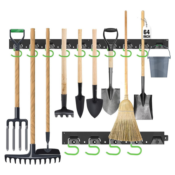 64" Wall Mounted Adjustable Storage Organizer Tool Hanger