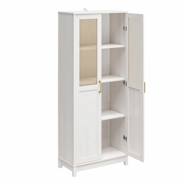 Mr. Kate Tess 2-Door Wide Storage Cabinet W/ Modular Storage