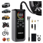 160 PSI 12V Dual Tire Inflator Portable Air Compressor W/ Pressure Gauge