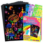 50-Piece ZMLM Scratch Paper Art Set