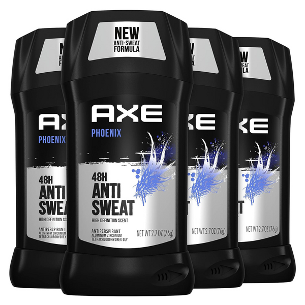 4-Pack AXE Antiperspirant 48H Anti Sweat Men's Deodorant (2.7oz)