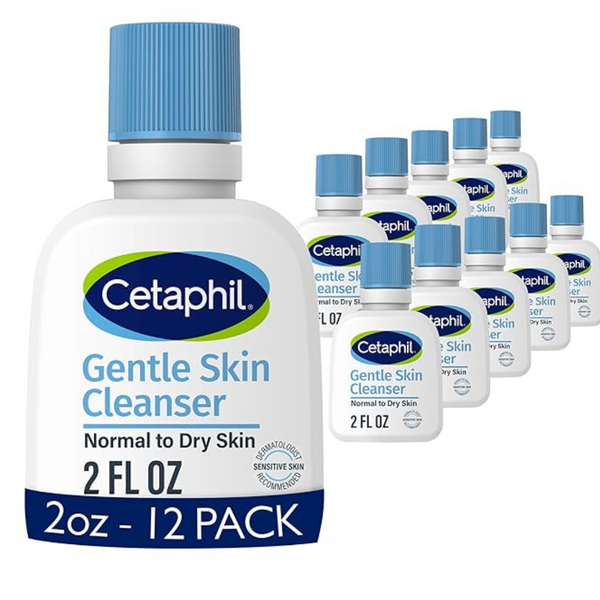 12-Pack 2-Oz Cetaphil Hydrating Gentle Skin Cleanser Face