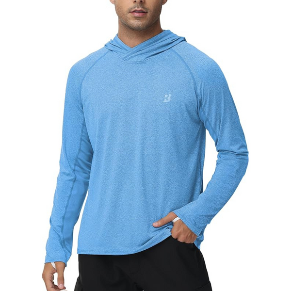 Roadbox Men's UPF 50+ Long Sleeve UV Hoodie (Various Colors)