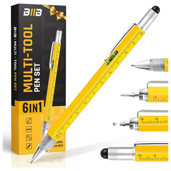 BIIB 6-In-1 Multitool Pen Set