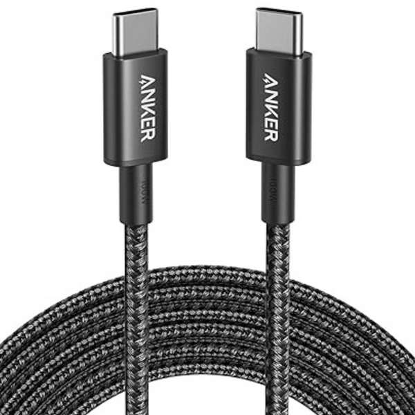 Anker 100W 10ft USB-C to USB-C Fast Charging Cable