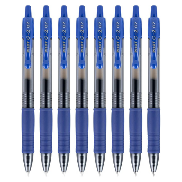 8-Count Pilot G2 Premium 0.7 mm Gel Roller Pens