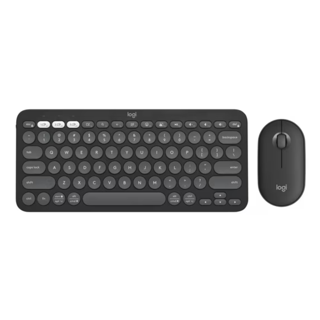 Logitech Pebble 2 Combo Wireless Quiet Keyboard and Mouse