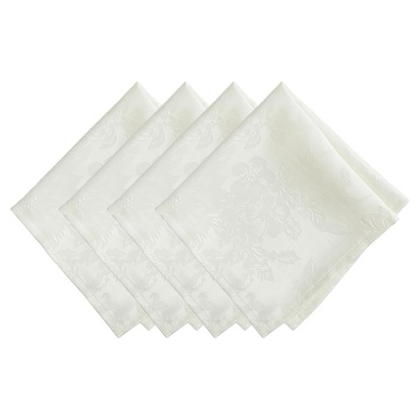 Elrene Home Fashions Set Of 4 Dinner Napkins