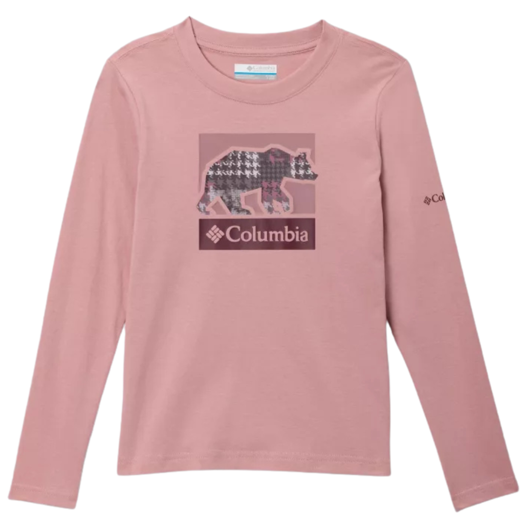 Columbia Girls' Hazeldel Hill Long Sleeve Graphic T-Shirt