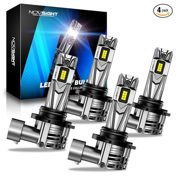 4-Pack Novsight 9005 9006 Fog Light Bulbs