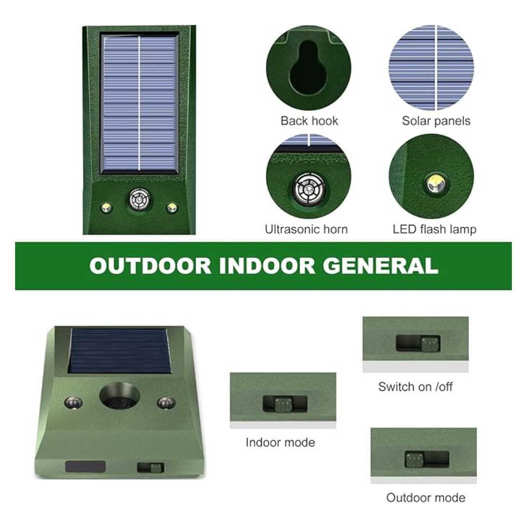 ShinyArt Solar Nocturnal Animal Repeller